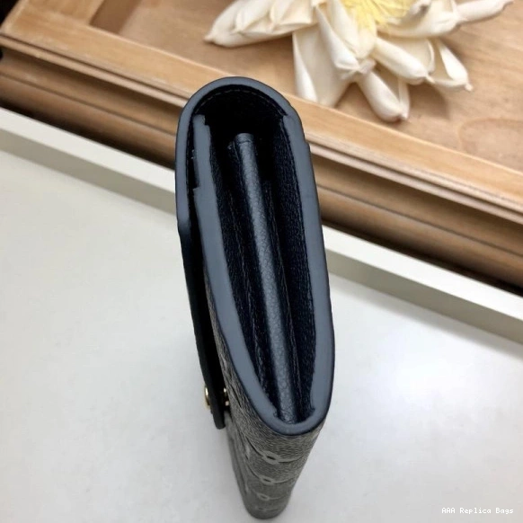 Aaa replica bags LOUIS WALLET VUITTON SARAH 0823